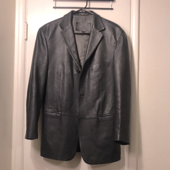 Stafford Black Leather Jacket - Picture 2 of 6